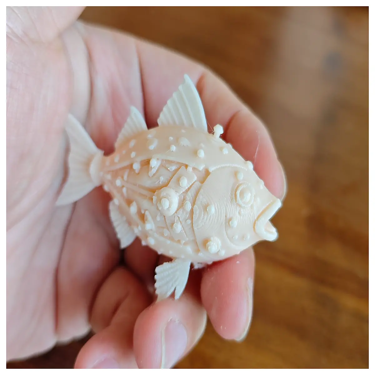 mechanical fish decoration robot zombie toy for aquarium sci fi metal prop