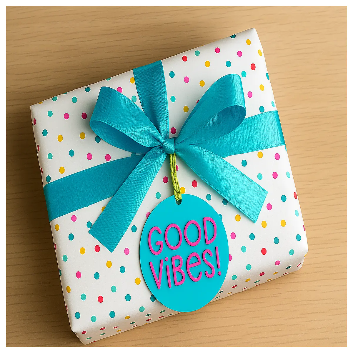 good vibes personalized luggage tag keychain for travel bags