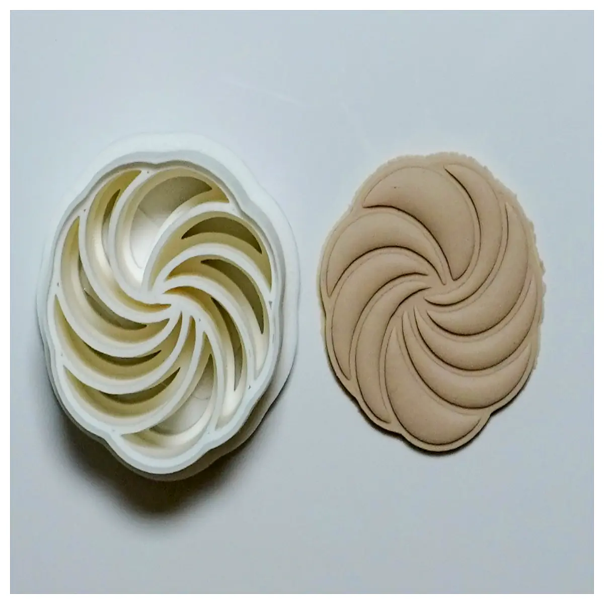 round spiral polymer clay earring molds silicone baking tools for jewelry making diy craft supplies