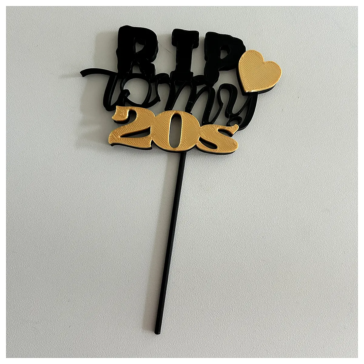 30th birthday cake toppers for men women goodbye 20s celebration decor milestone age party supplies