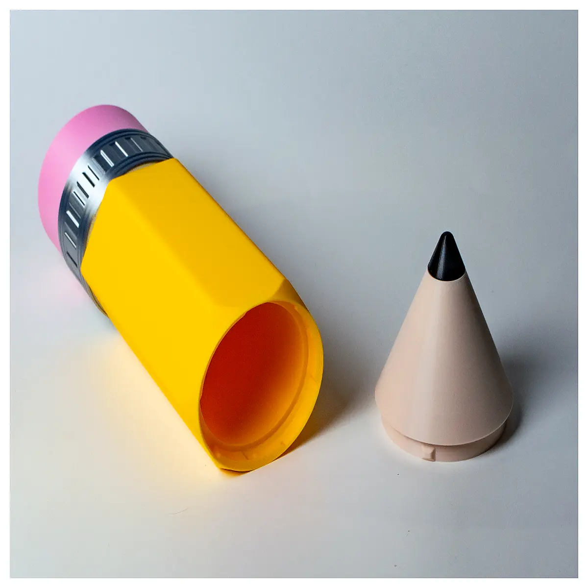pencil shaped desk organizer for home office supplies storage cute stationery holder