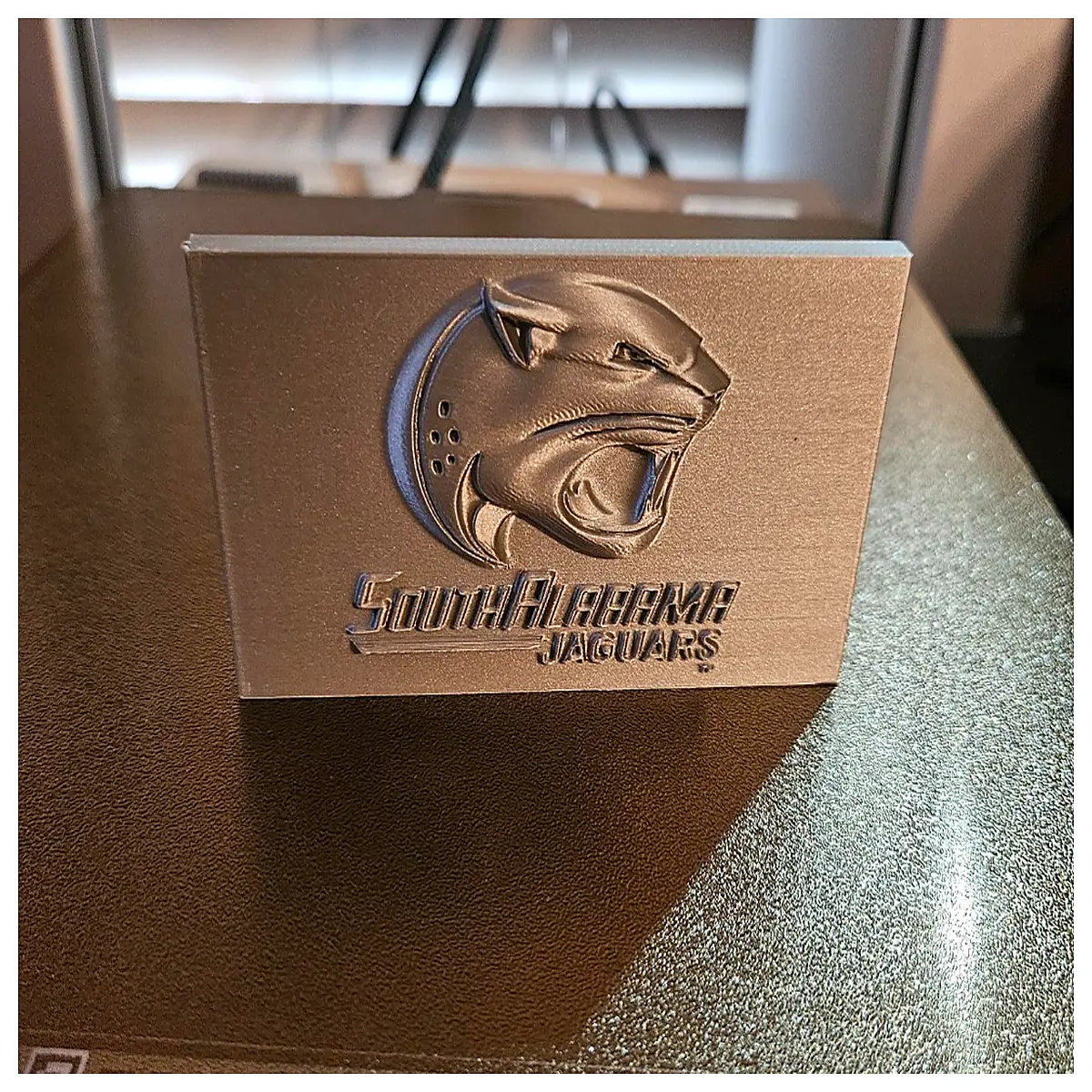 university of south jaguars desktop plaque sports memorabilia alumni and fans