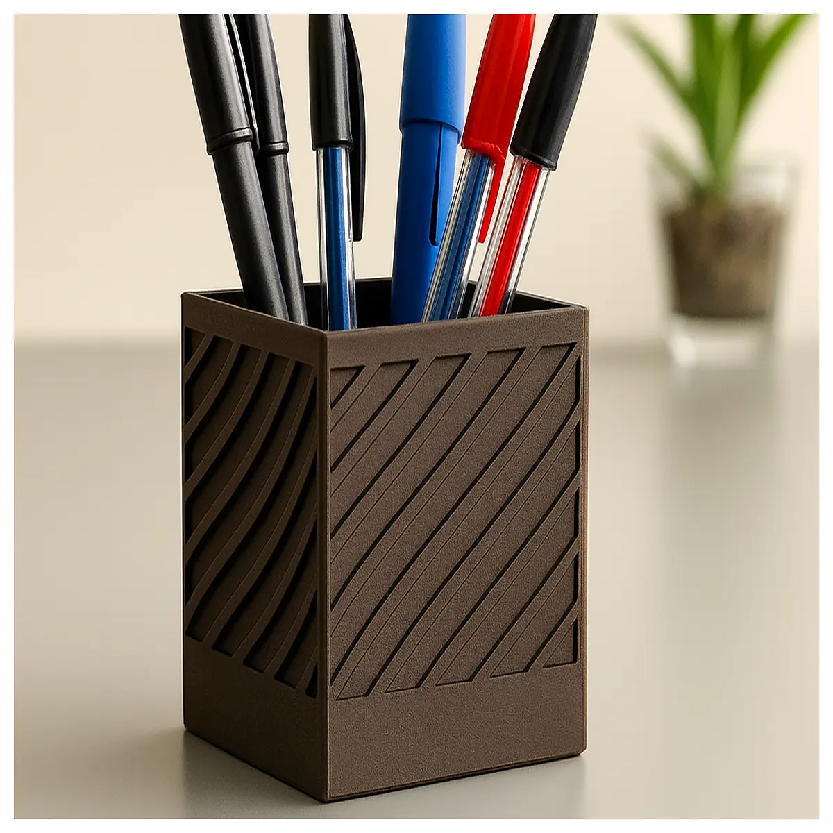 desk organizer with compartments for office supplies pen holder and storage box