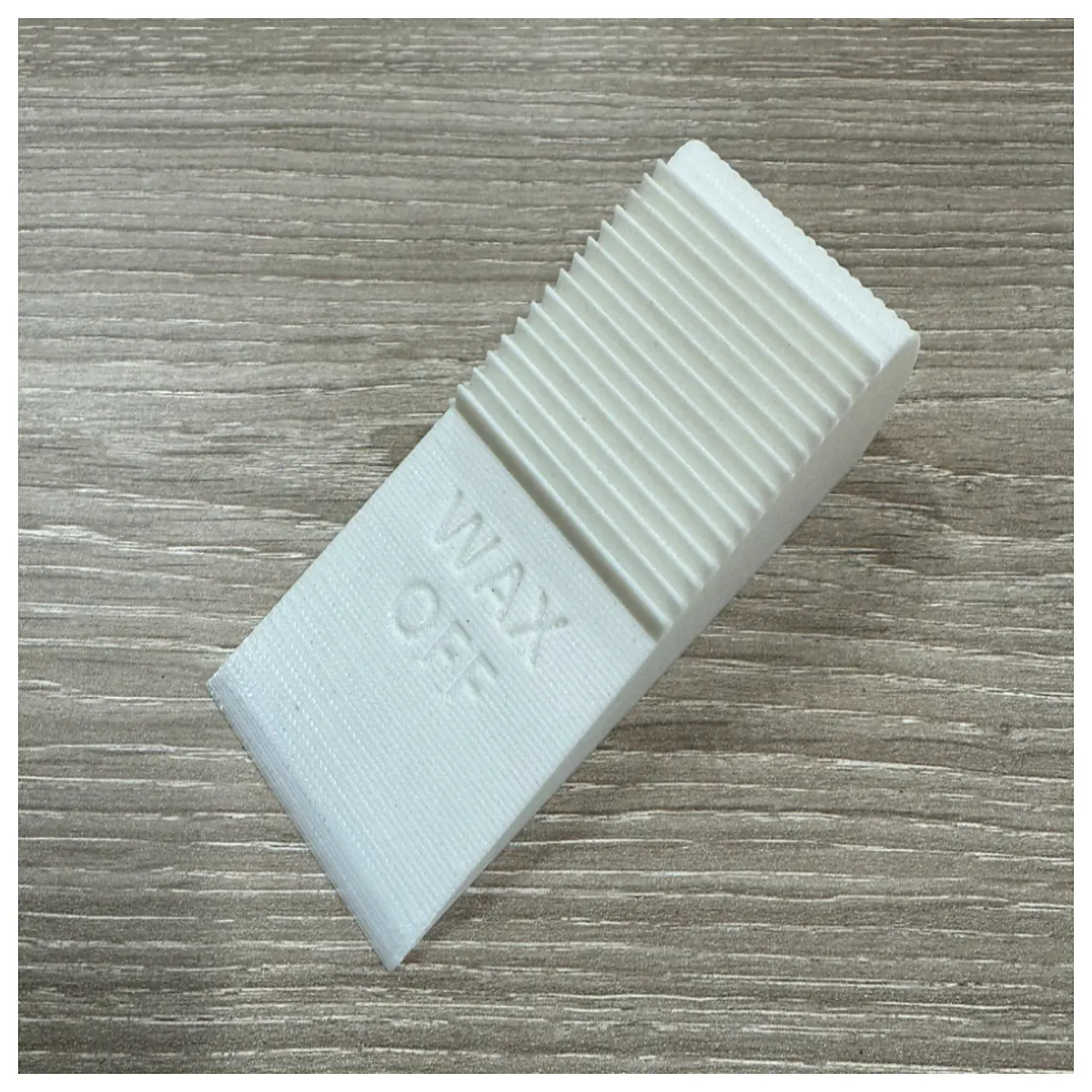 wood wax spatula for furniture polish application tool