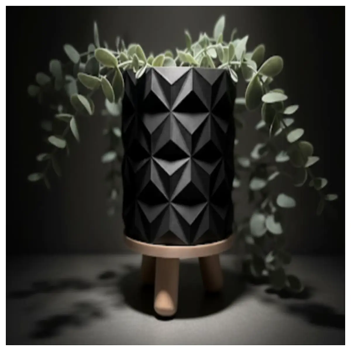 modern geometric ceramic planter pot for succulents cactus indoor home decor