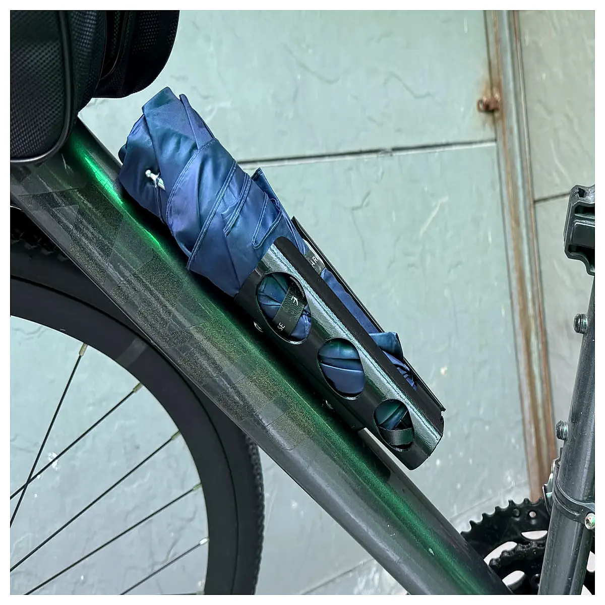 universal bike umbrella holder mount clip for rain protection cycling accessories