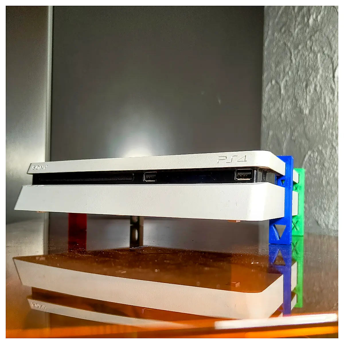 ps4 slim holder vertical dock with buttons base cooling support for console