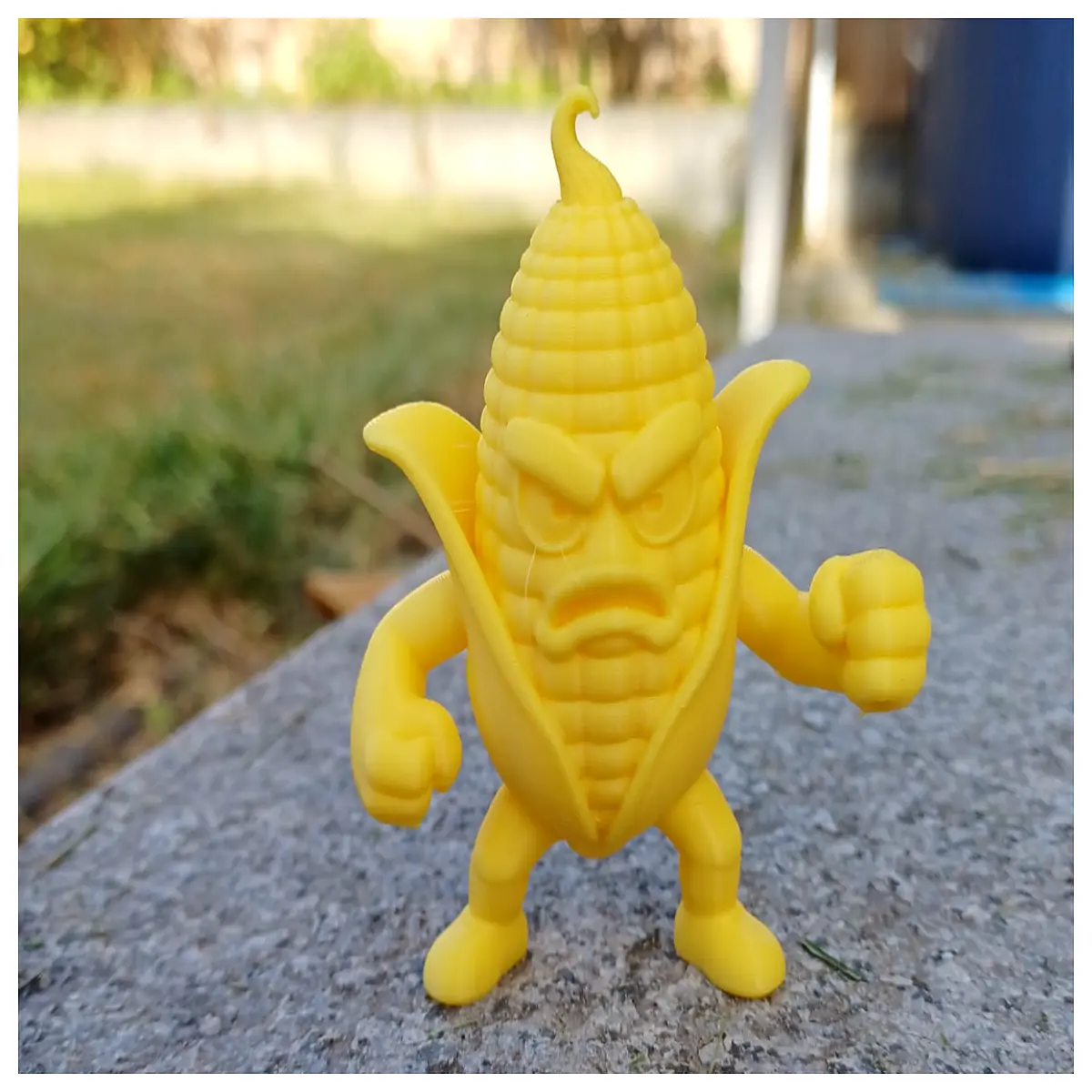 angry corn plush toy mad maize character gift funny angry vegetable meme merchandise for kids