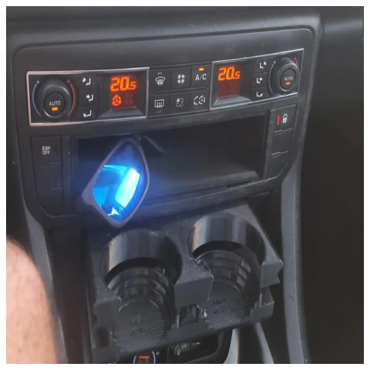 car radio faceplate bezel trim for c5 x7 1din stereo slot cover panel
