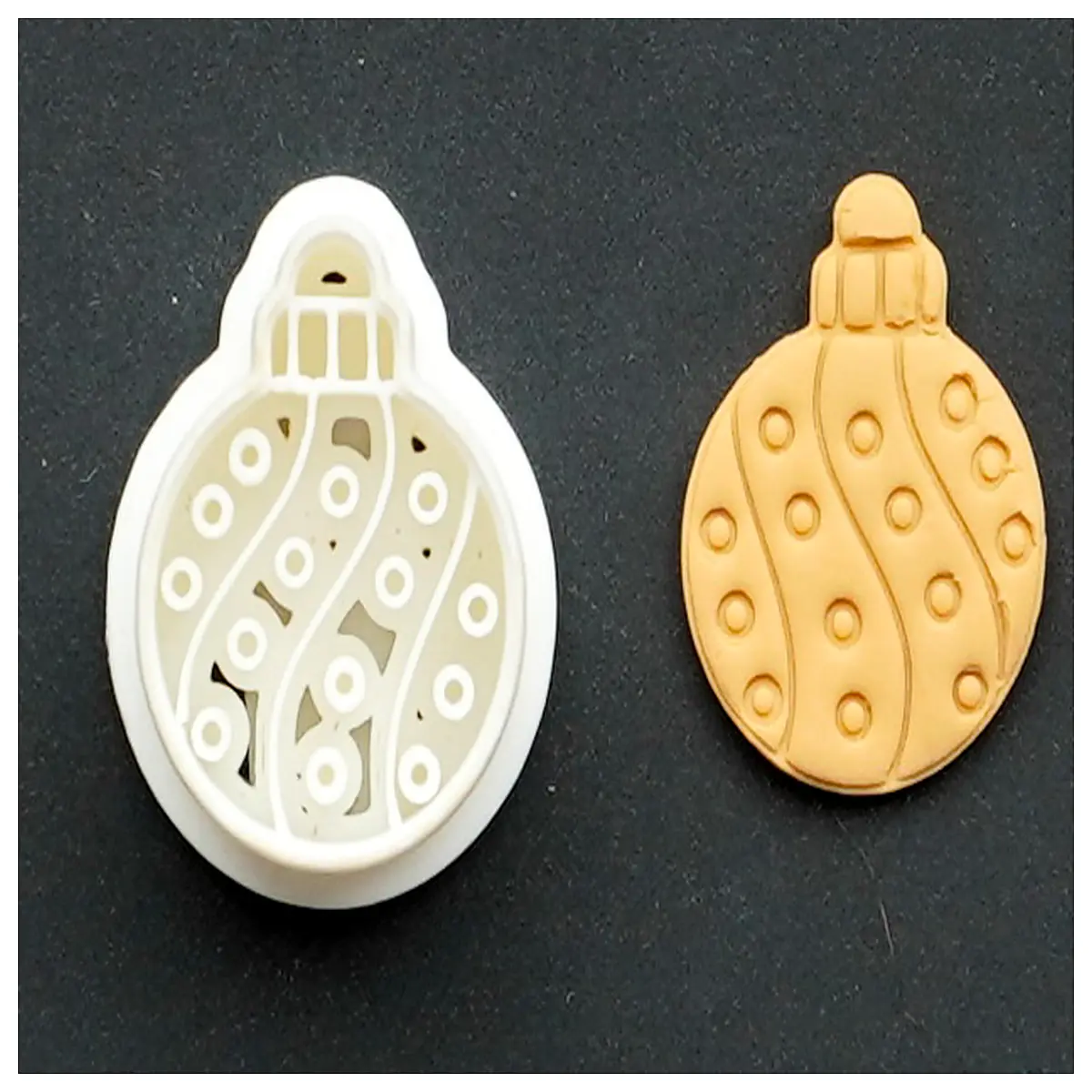 diy polymer clay earring molds christmas bauble cutter shapes holiday craft supplies