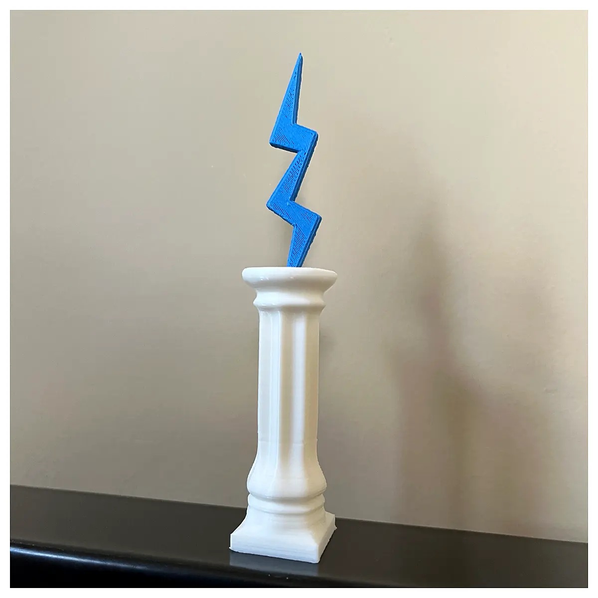 zeus lightning bolt prop cosplay wand staff fantasy accessory