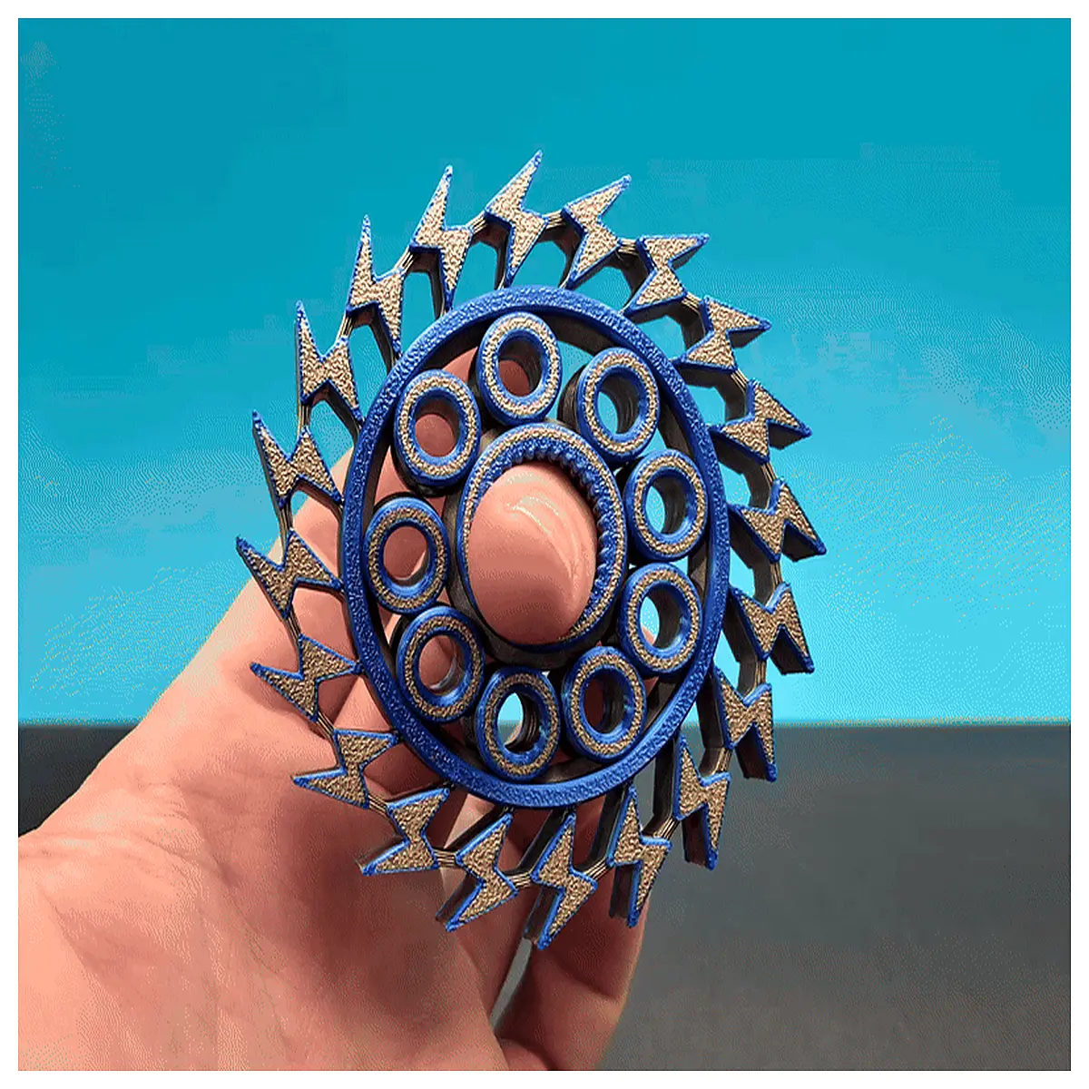duty metal fidget spinner for anxiety relief and large gyroscope toy stress reliever