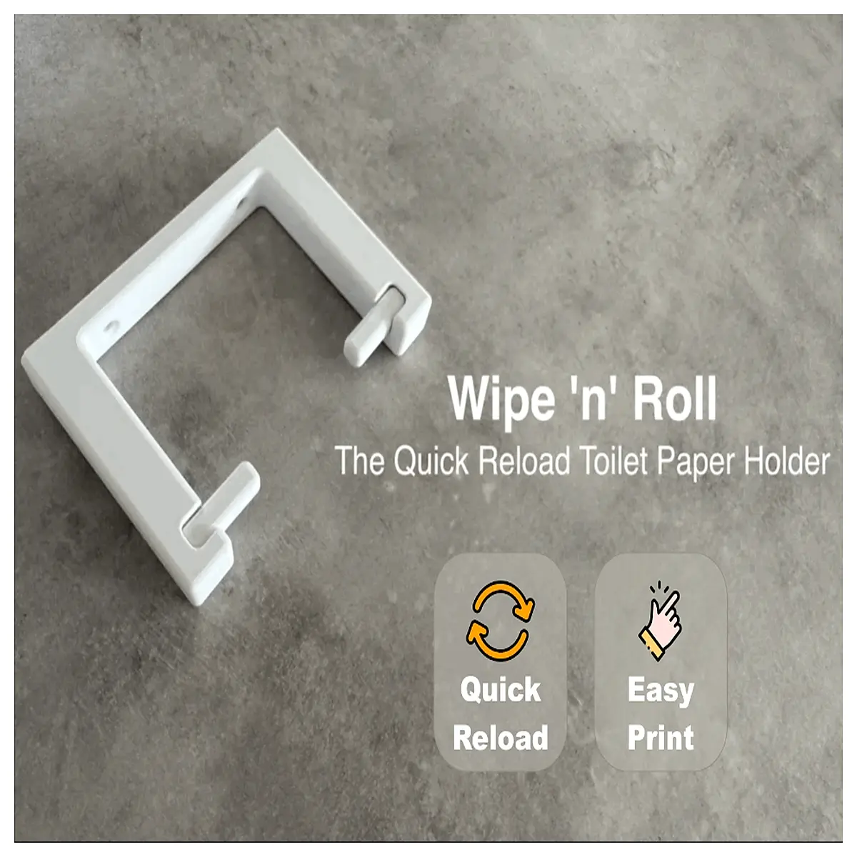 wipe n roll toilet paper holder quick load wall mounted dispenser for bathroom
