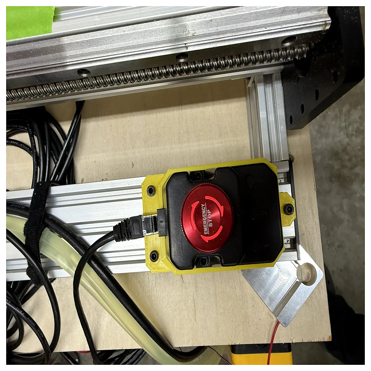 slb 2060 emergency stop button mounting base housing bracket for industrial safety switch gear installation
