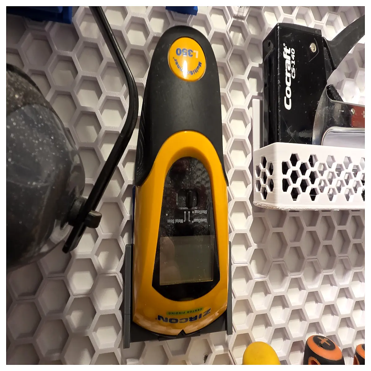 zirocon l350 nail detector wall scanner for honeycomb storage rack installation safety check