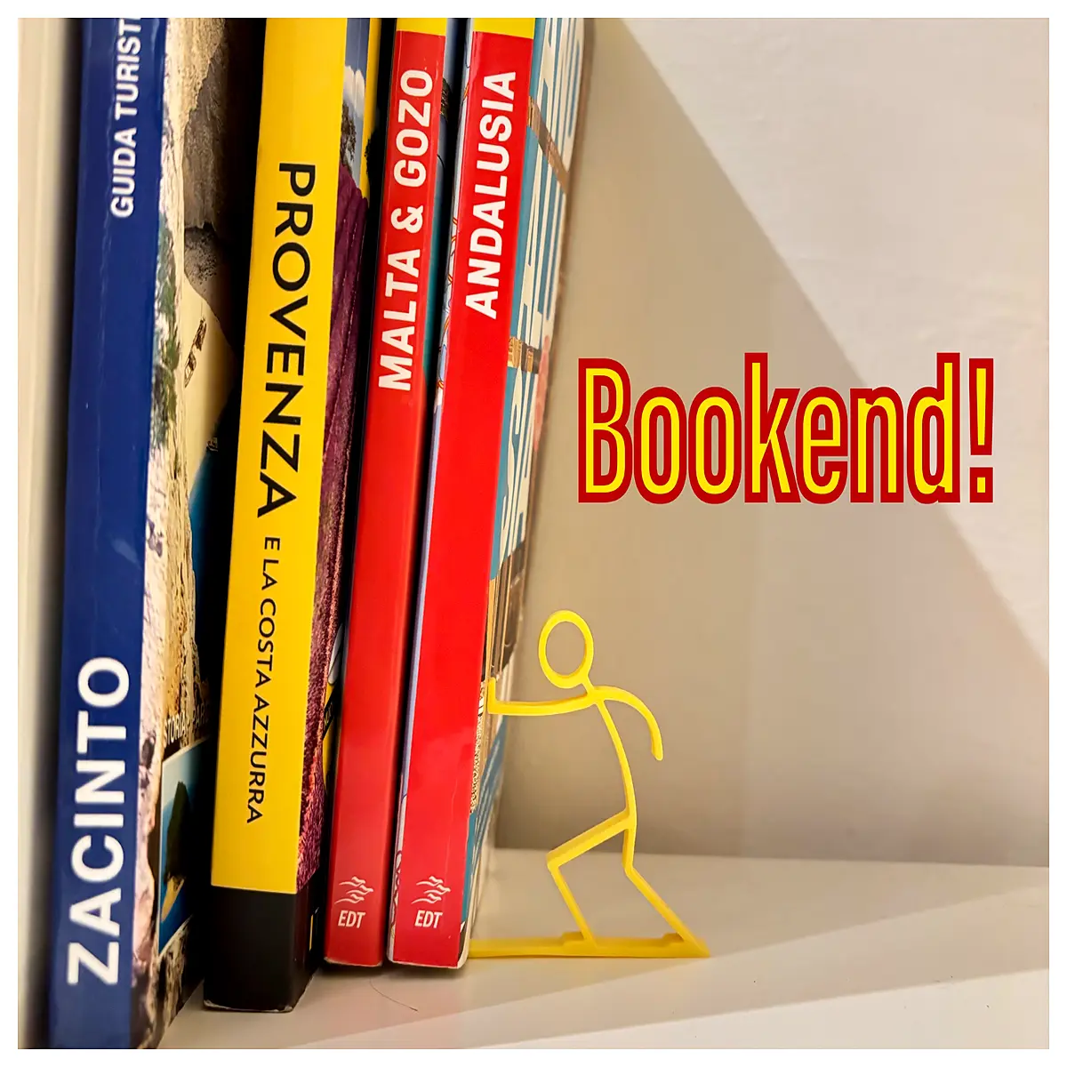 funny stick figure bookends for shelves cartoon character desk organizers humorous office decor accessories