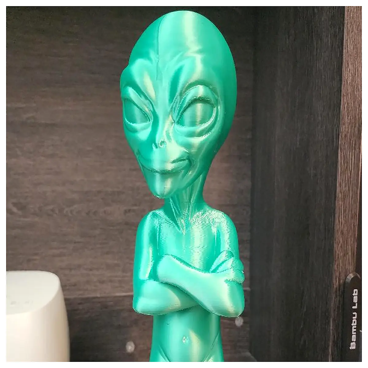 alien face sticker decal for laptop phone case aesthetic funny attitude