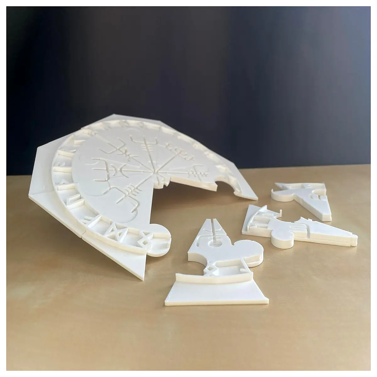 wooden puzzle compass nautical navigation toy for kids educational geography gift