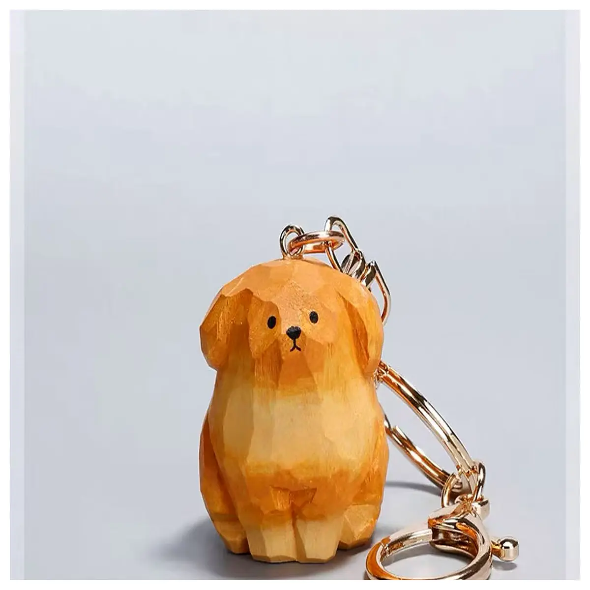 cute ceramic dog statue for home decor small animal figurine shelf ornament