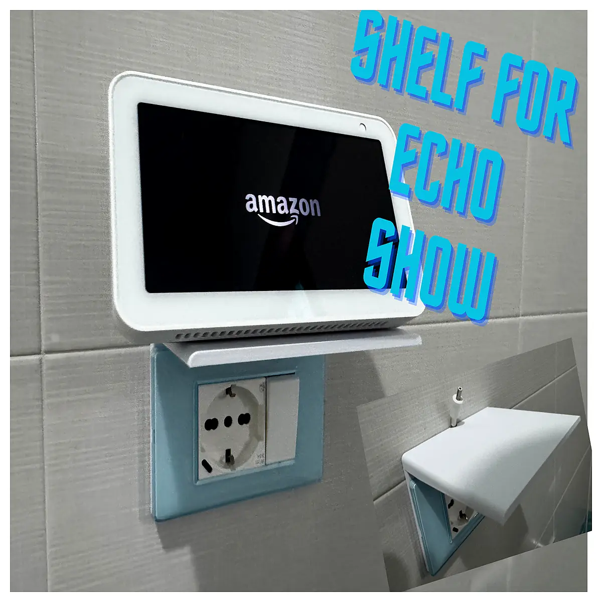 vimar 503 wall plate mount bracket for echo show holder adapter