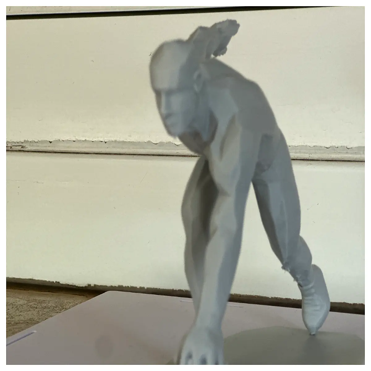 ice skating figure skater figurine collectible ornament for winter holiday decor gift