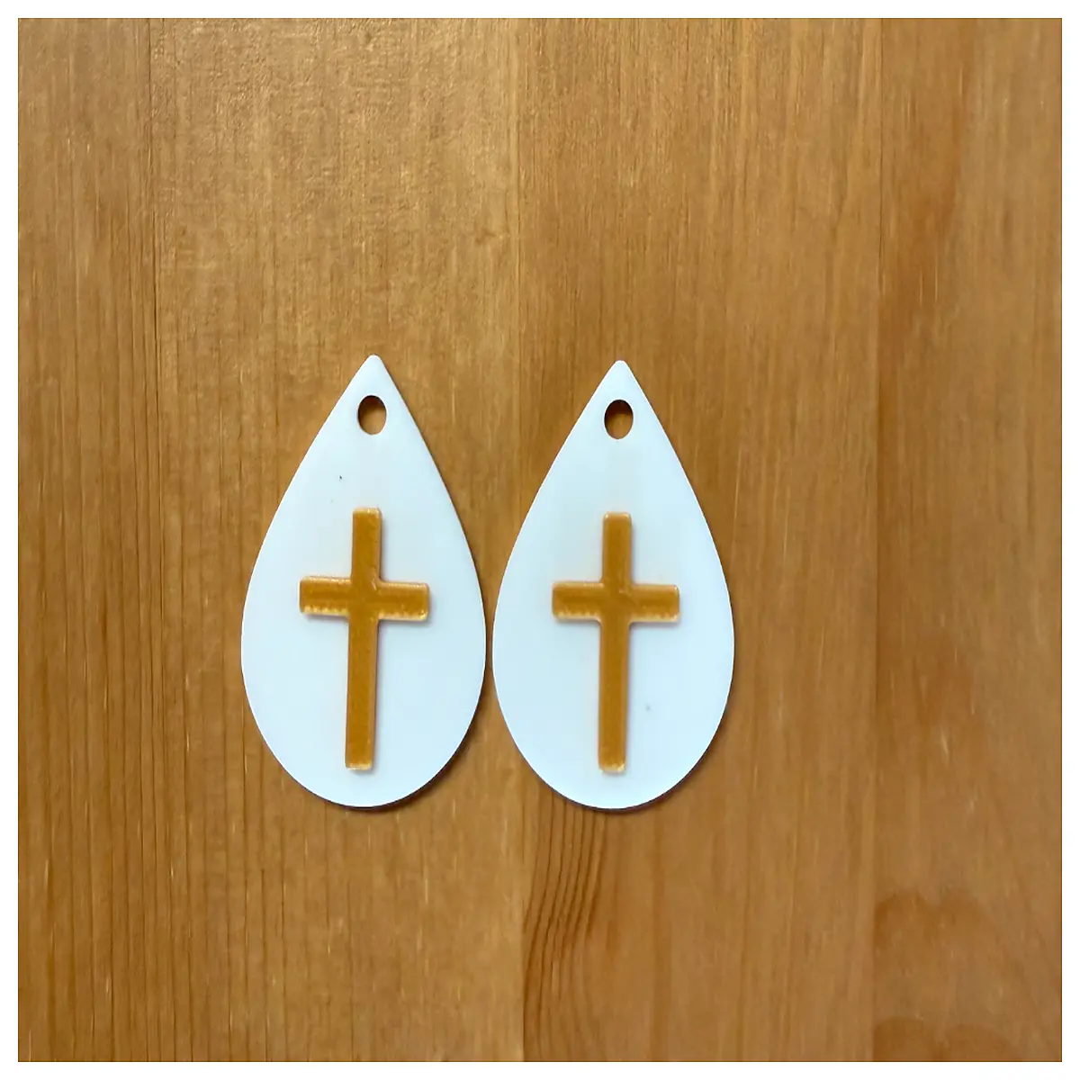 silver cross earrings for women dainty christian faith jewelry gift