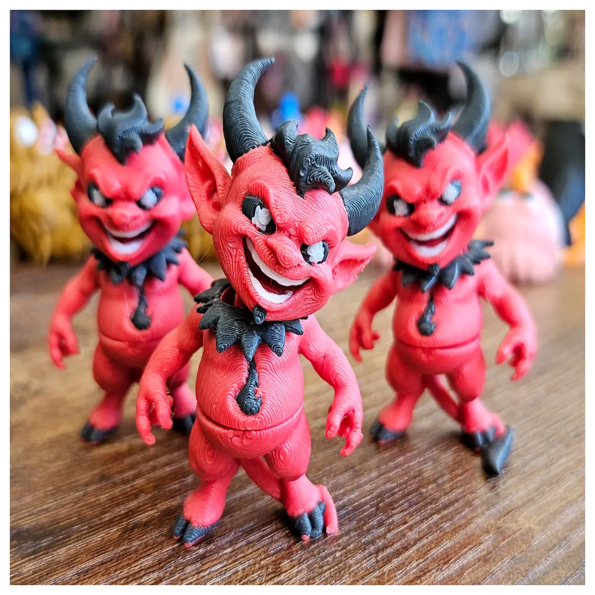 halloween demon props mini claw toy party decoration scary figure