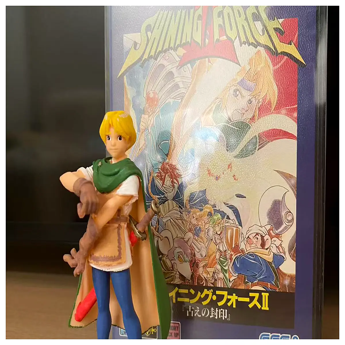 shining force 2 protagonist hero retro gaming sticker vintage rpg character art