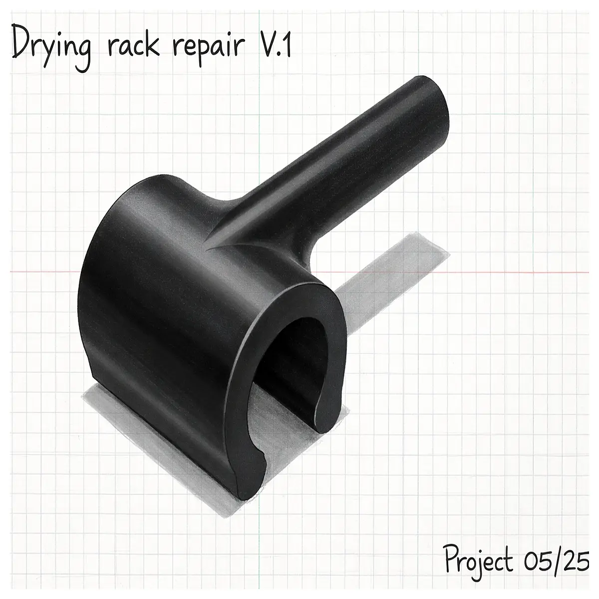 clothesline repair clip replacement hook for broken pulley system outdoor drying rack fix