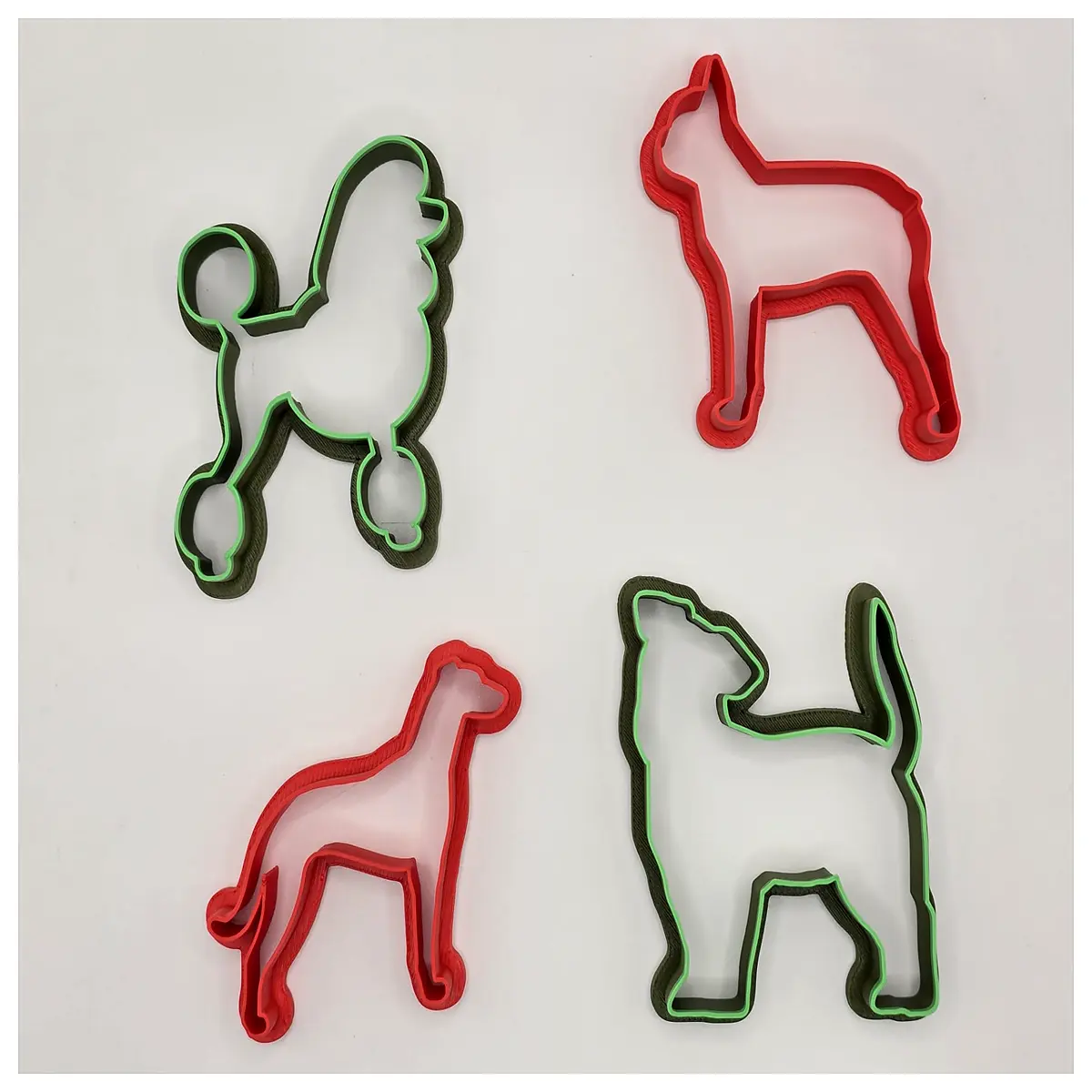 dog paw shaped cookie cutter silicone baking tools for playdough crafts kids party favors