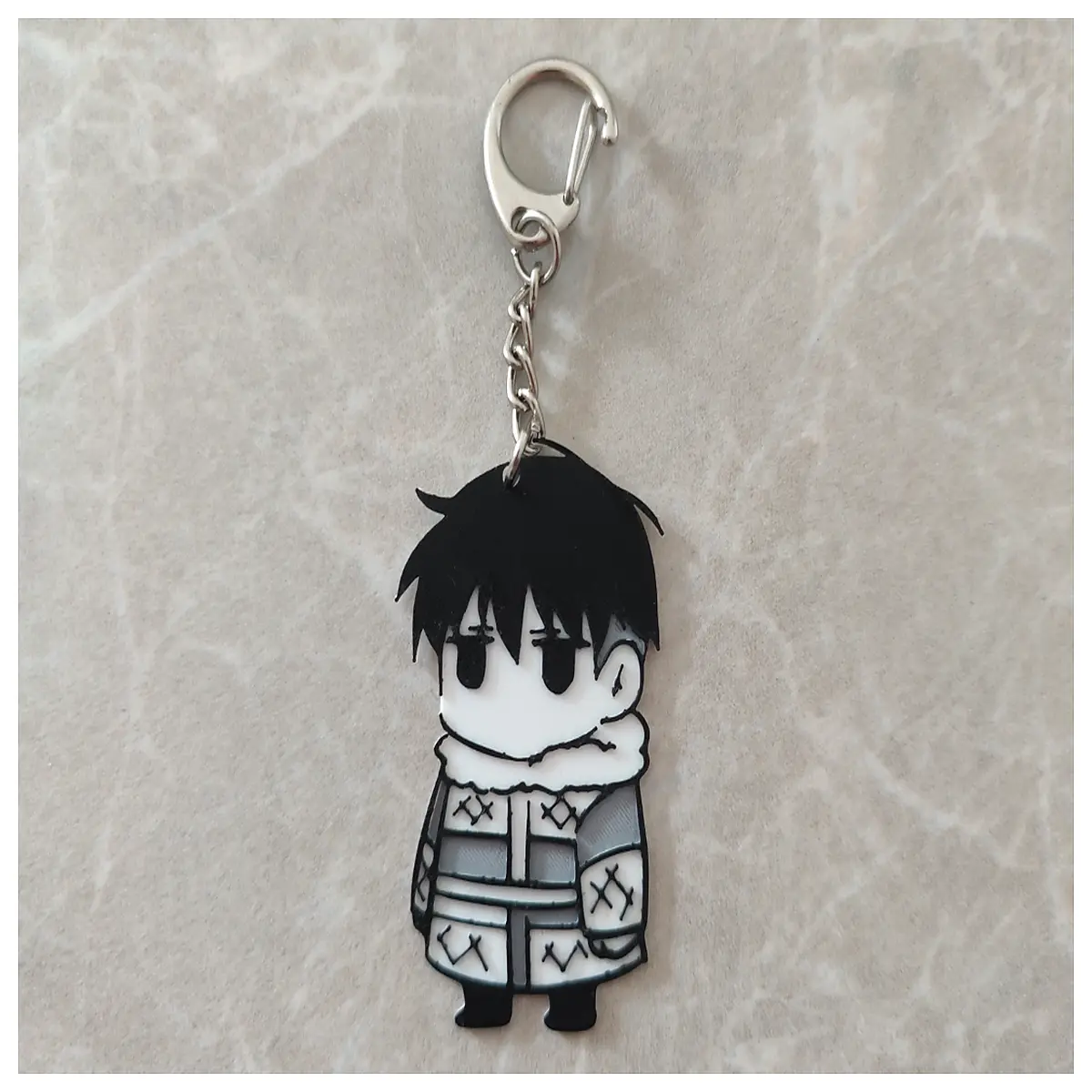 solo leveling keychain sung jinwoo metal pendant anime figure collectible fans