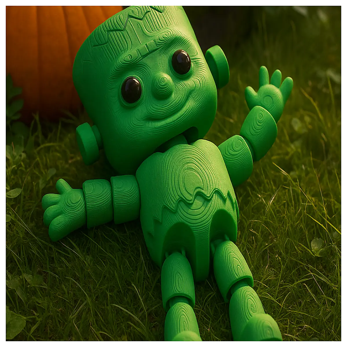 cute articulated frankenstein toy for kids collectible horror movie prop