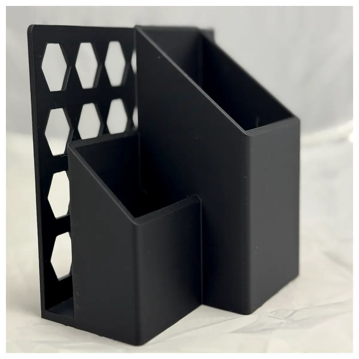 desk organizer with compartments for pens mail supplies office desktop storage caddy