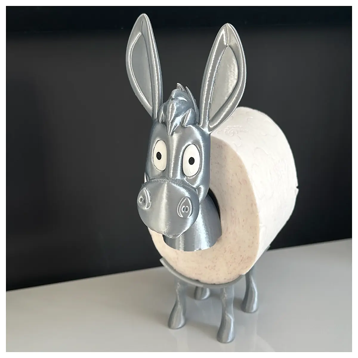 cute donut toilet paper holder wall mounted bathroom decor roll dispenser
