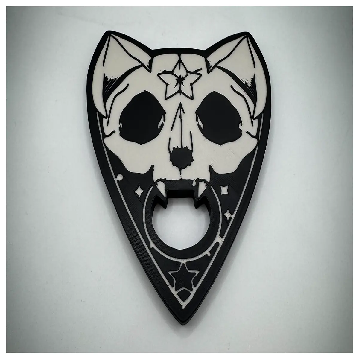 gothic cat decor for bedroom spooky feline wall art dark aesthetic home accessories occult vibe room decoration