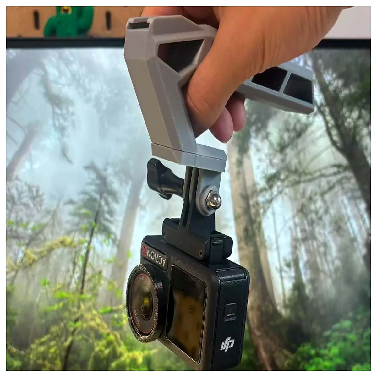 action camera gimbal handle grip stabilizer mount for osmo