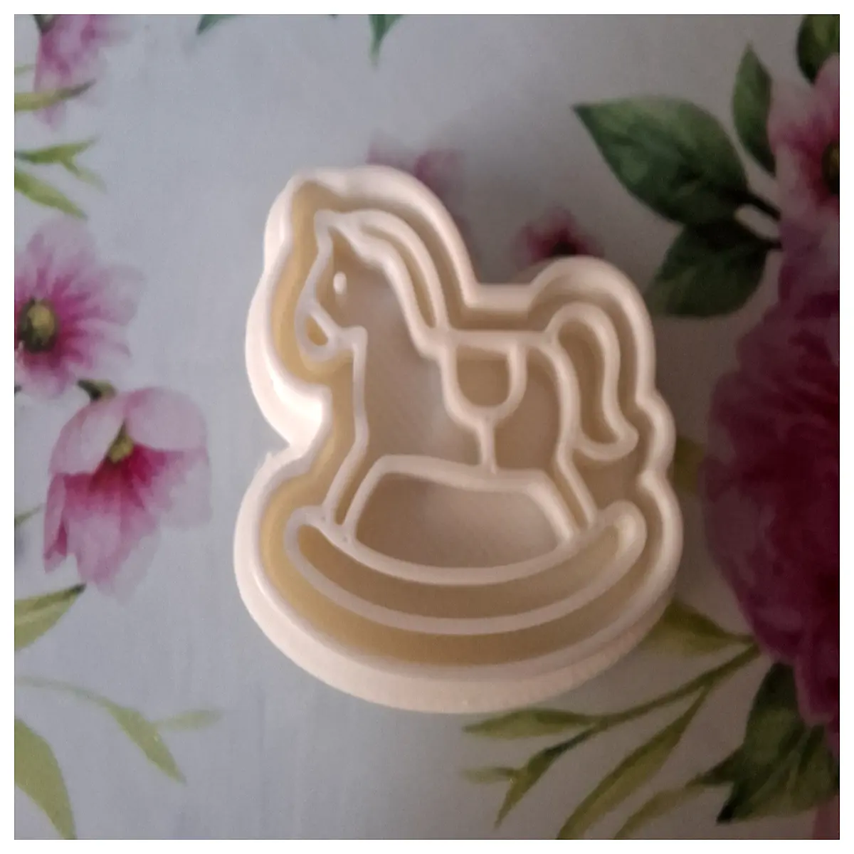 wooden rocking horse toy cutter die diy craft stencil for wood burning jigsaw puzzle template maker
