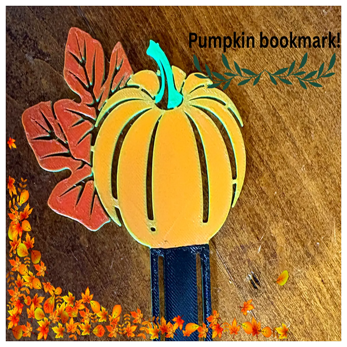 cute bookmark for autumn reading fall decor book lovers leaf shaped page marker