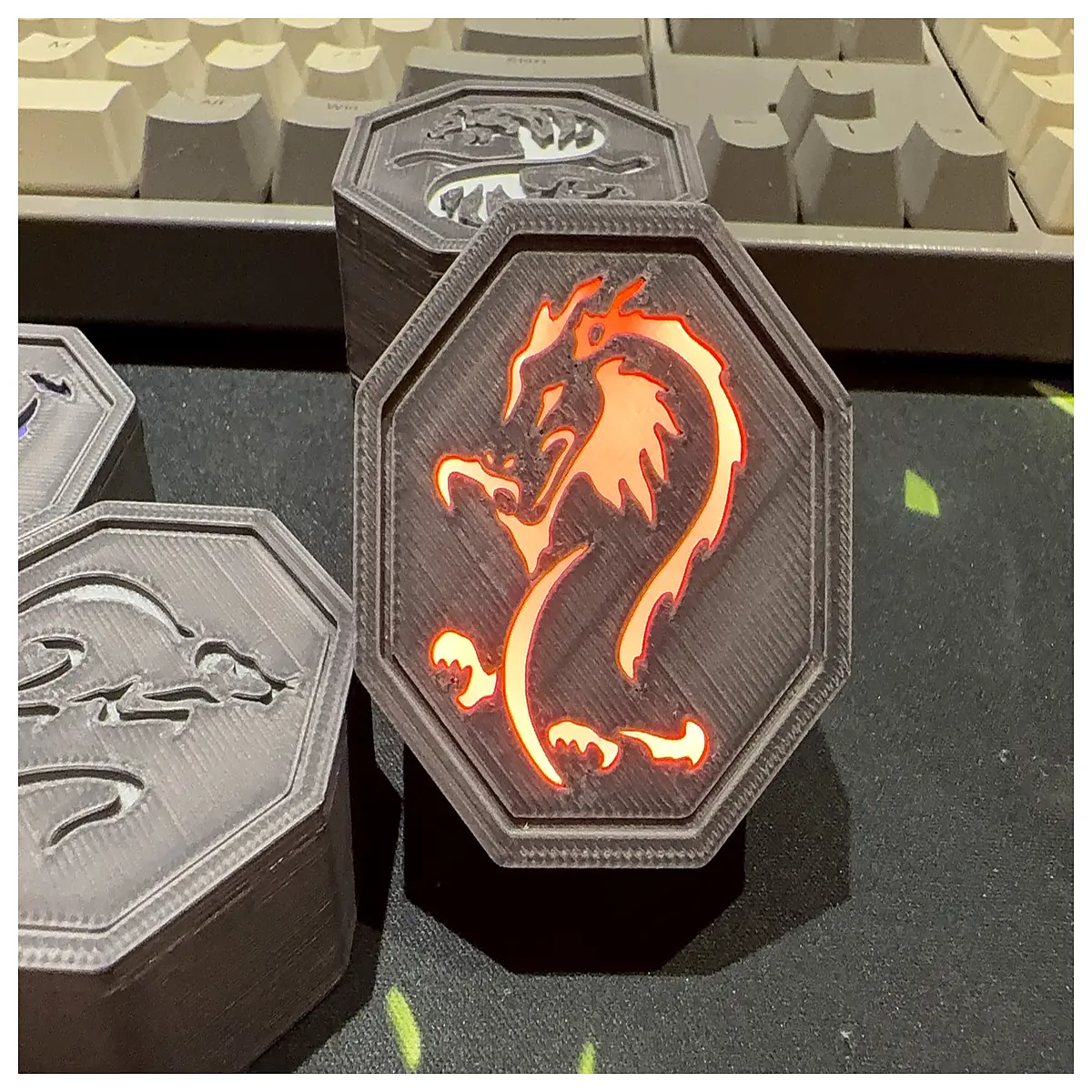 jackie chan adventures zodiac talisman glow in the dark shell case prop collectible figure accessory