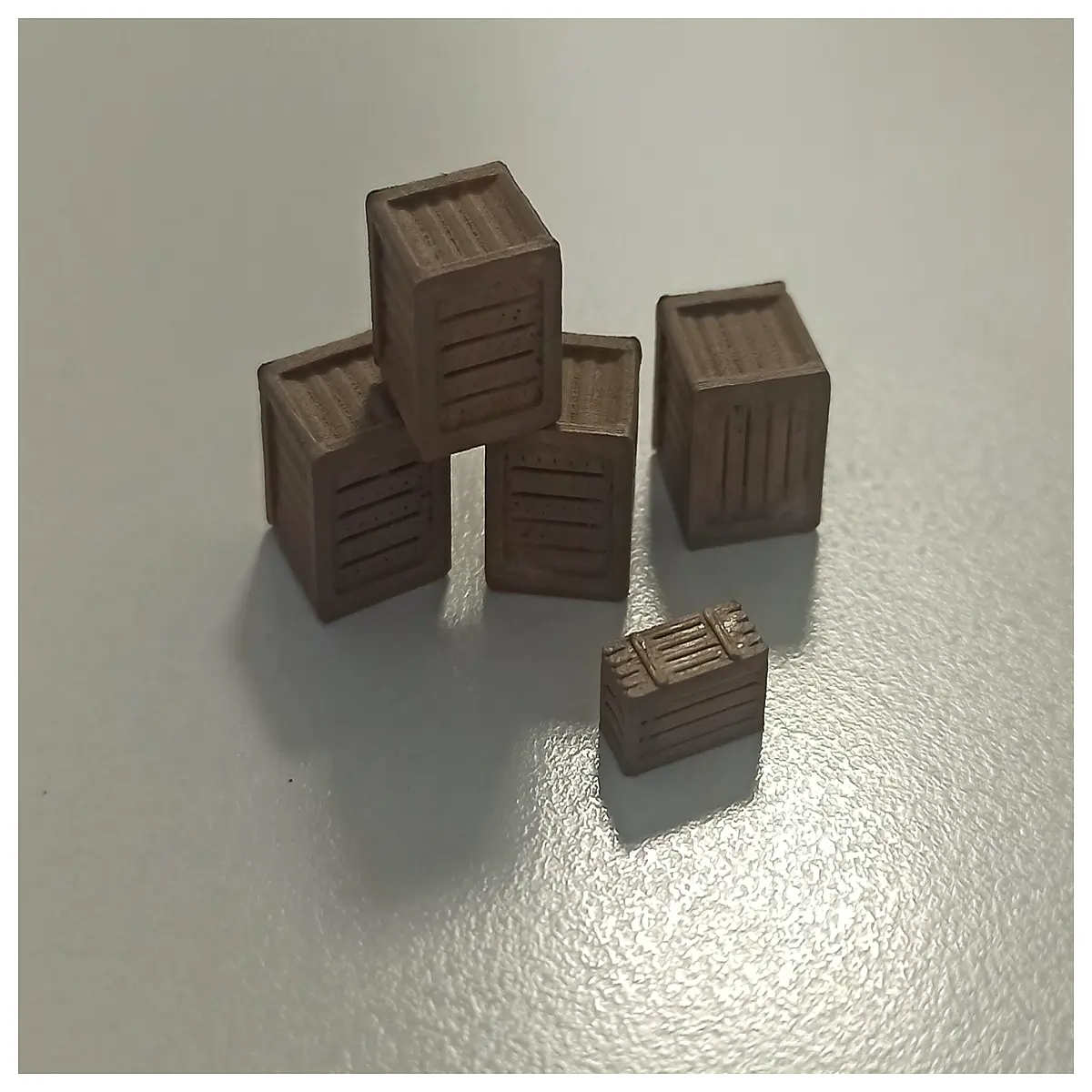 1 87 scale wooden diorama box accessories for train layout scenery