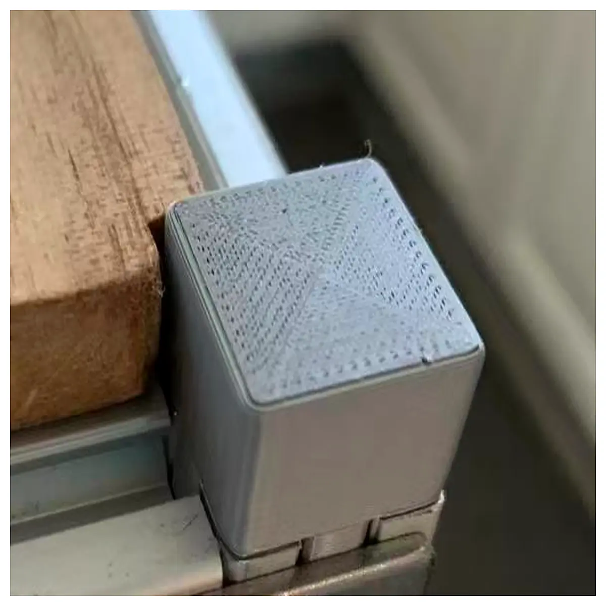 aluminum profile end cap 20mm 12mm height spacer cover