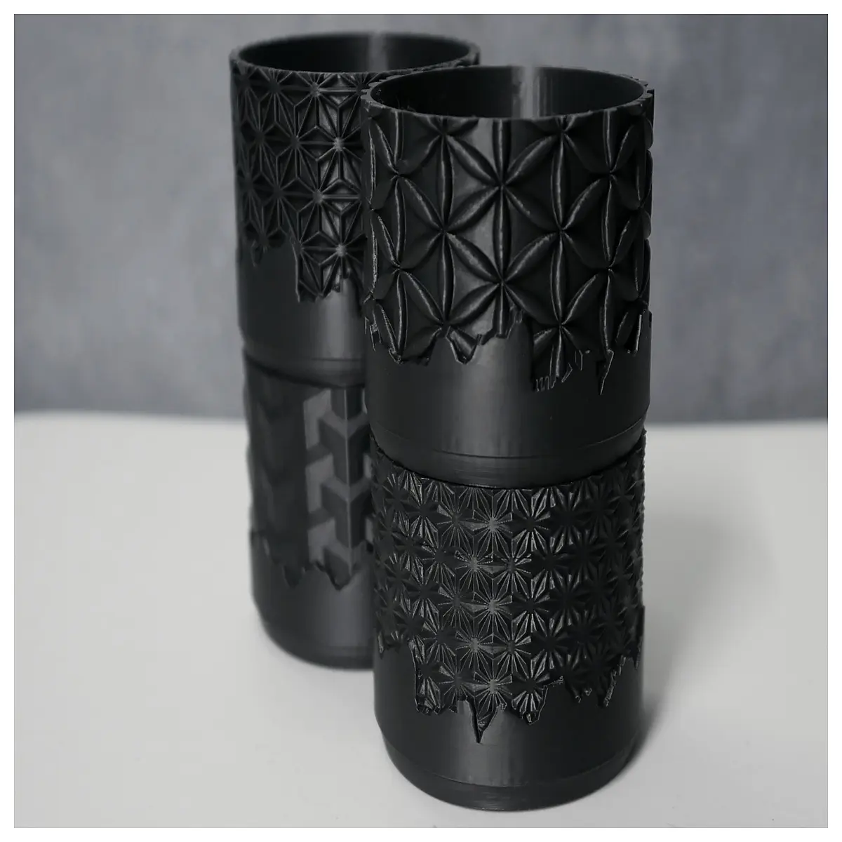 industrial art cylinder container metal pipe storage barrel rustic decor