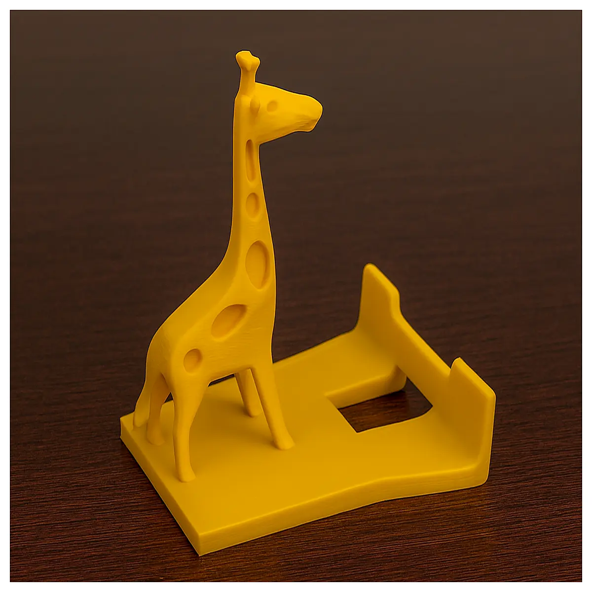 cute giraffe phone holder for desk adjustable animal tablet mount grip