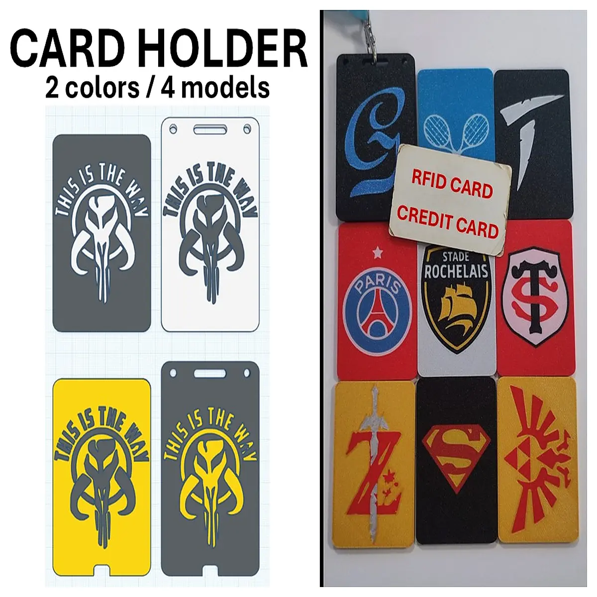 id badge holder card sleeve protective case for credit cards and access passes