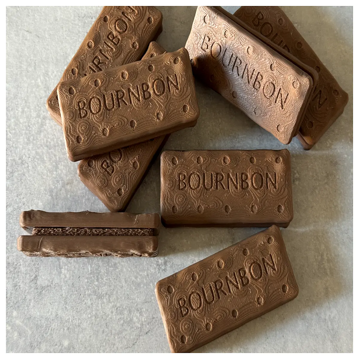 realistic bourbon biscuit toy food for kids pretend play kitchen set dollhouse miniature snacks
