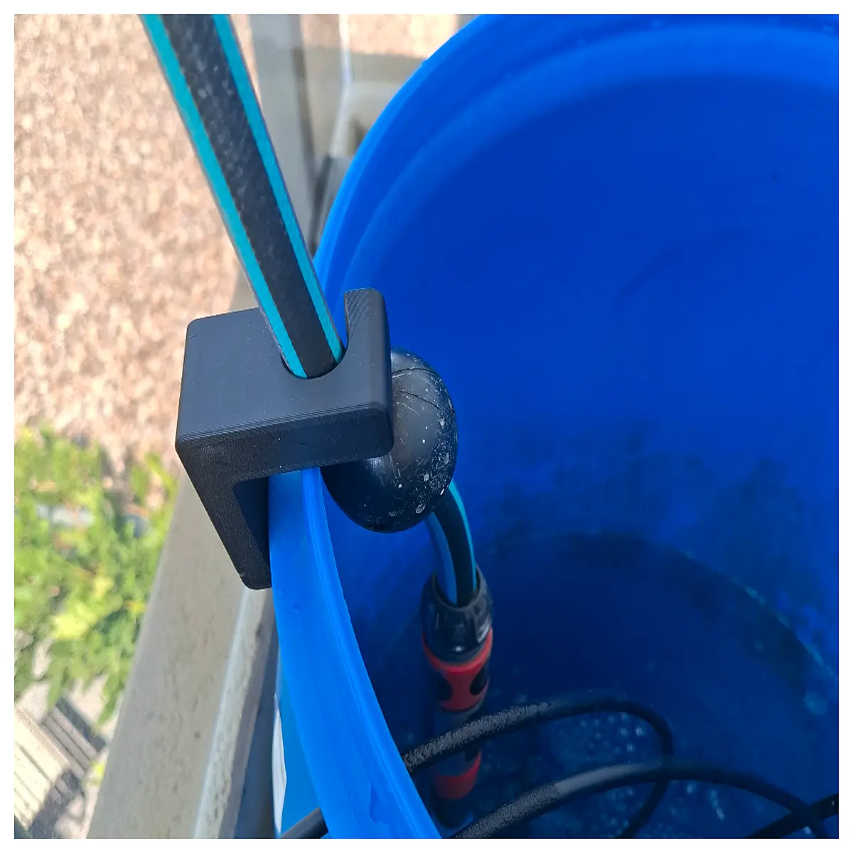 16mm hose clamp pipe holder bracket mount for garden water tube support