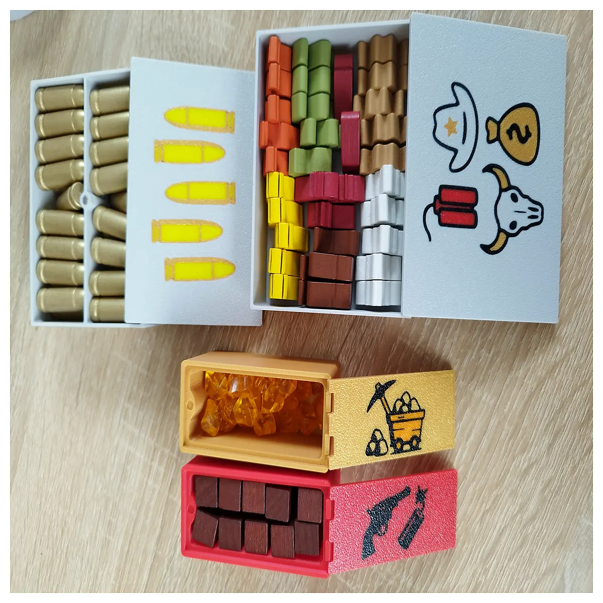 custom playing card storage box organizer for board games accessories holder travel case