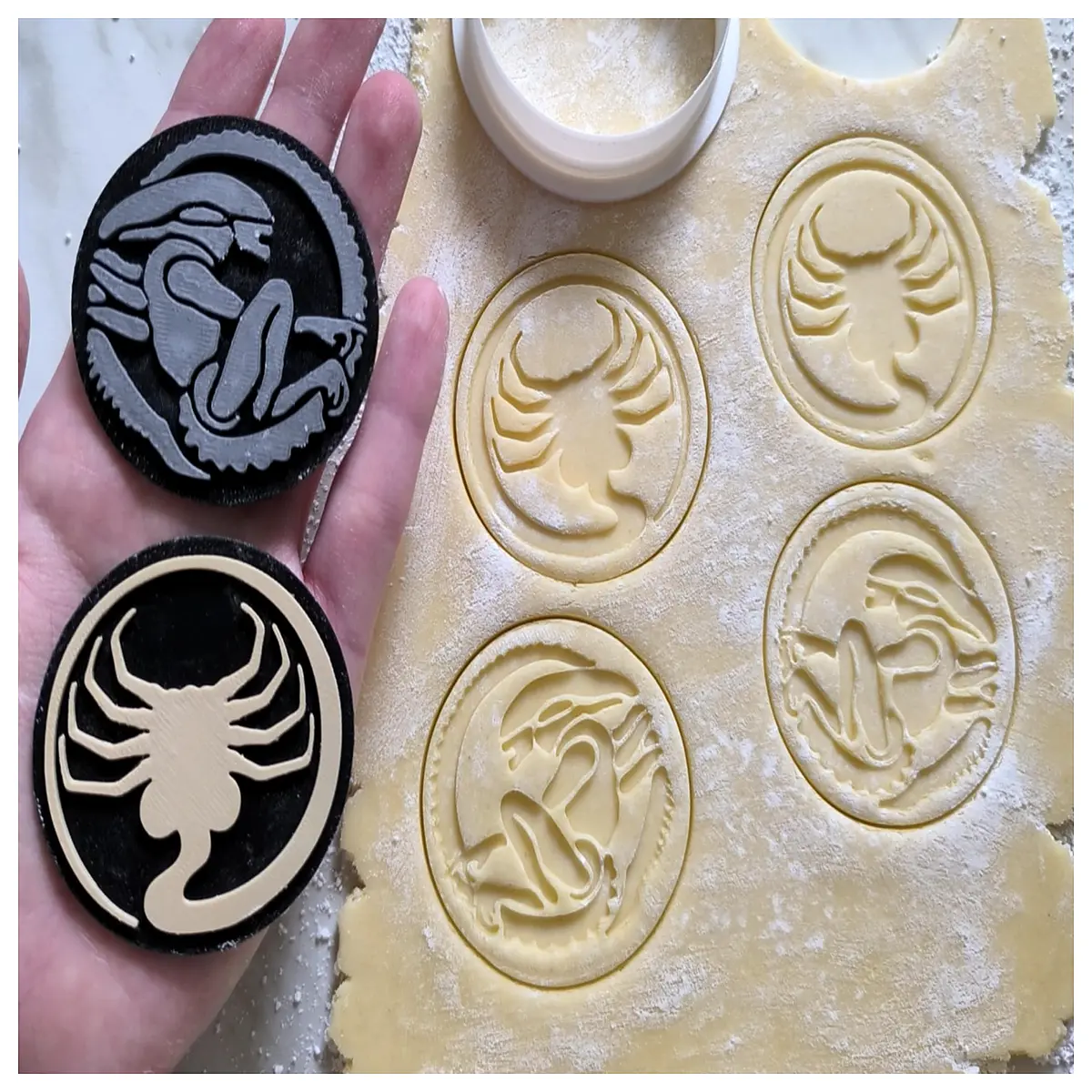 alien cookie cutter set space themed baking molds for kids birthday party fondant shapes star craft sugarcraft tools