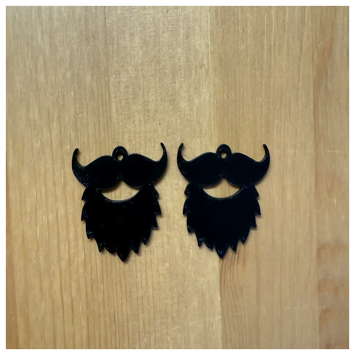 hair earrings goatee charm jewelry beard stud accessories for men funny mustache nose rings