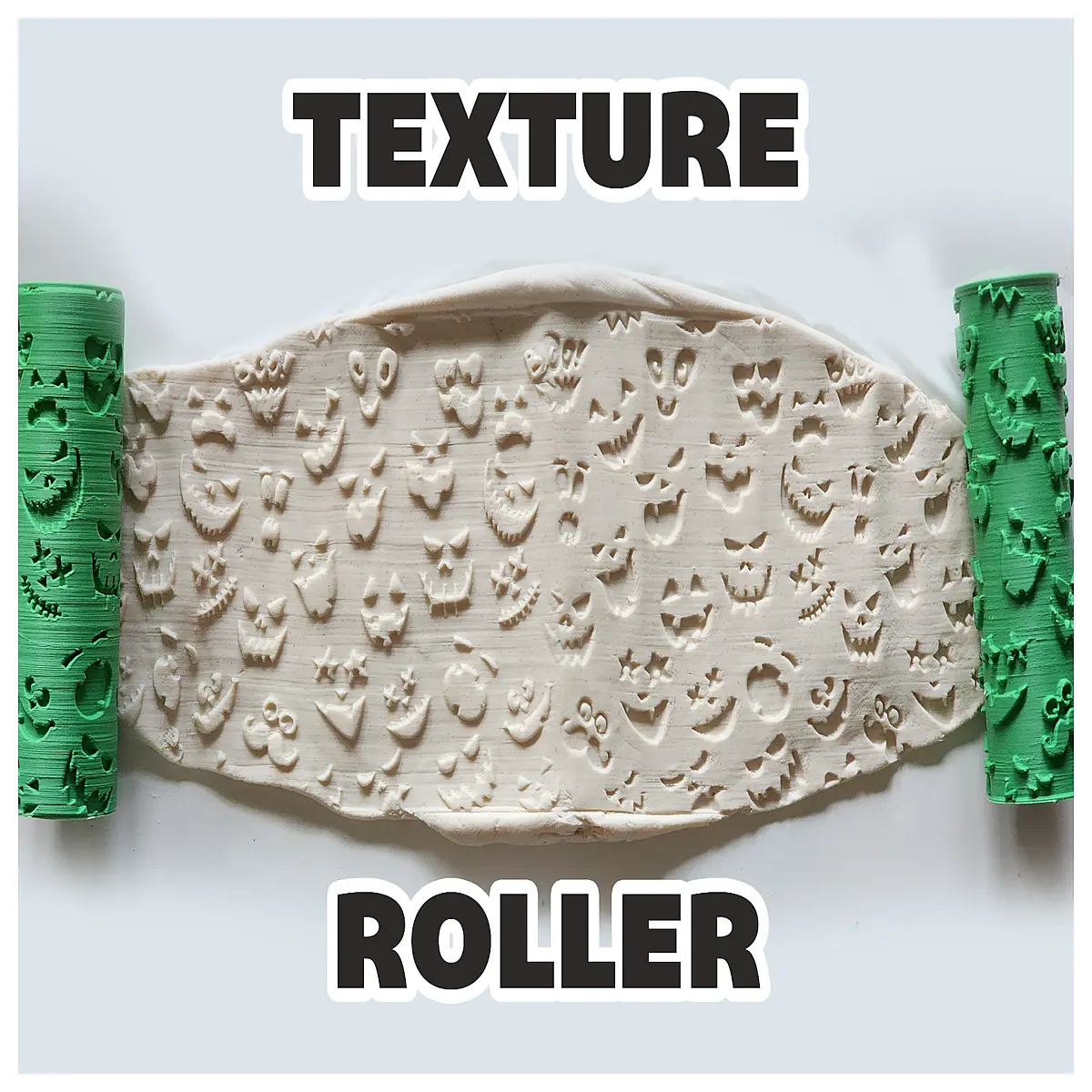 v89 textured roller stamp jack o lantern halloween craft diy paper embossing tool